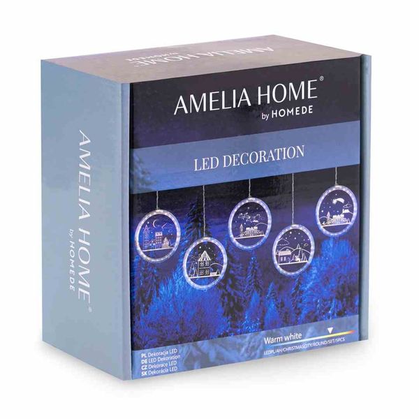 LEDPL/AH/CHRISTMASCITY/ROUND/SET/5PCS zdjęcie 7
