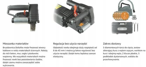 Deltafox elektryczna bruzdownica DELTAFOX DP-EWC 2415 2400W na Arena.pl