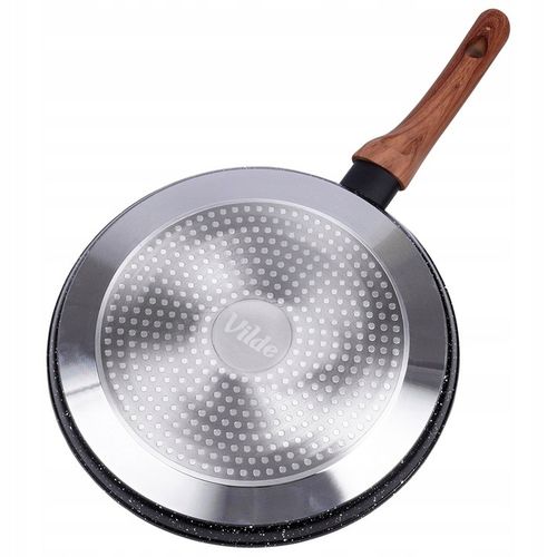 Patelnia GRANITOWA do naleśników placków omletów niska płaska 24 cm VILDE na Arena.pl