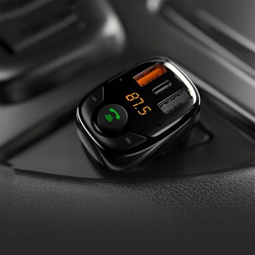 ROCK B301 TRANSMITER FM BLUETOOTH ŁADOWARKA SAMOCHODOWA QC4.0 2X USB na Arena.pl