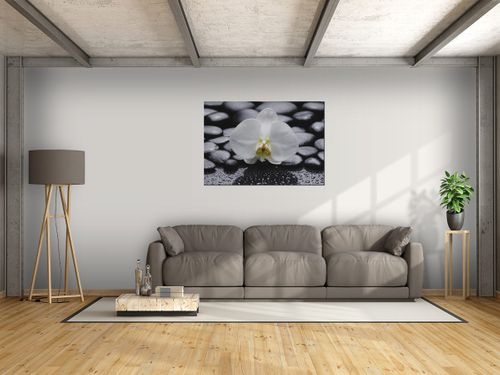 Obraz Biały Storczyk 100x70 CANVAS na Arena.pl