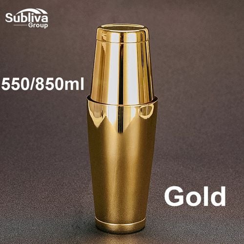 Profesjonalny Shaker Do Koktajli - Stal Nierdzewna Czarny na Arena.pl