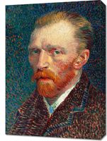 Obraz 50x70cm Self-Portrait, Van Gogh Vintage do Salonu