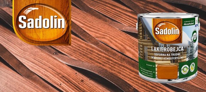 Sadolin Lakierobejca ODPORNA Orzech Ciemny 0,75L zdjęcie 2