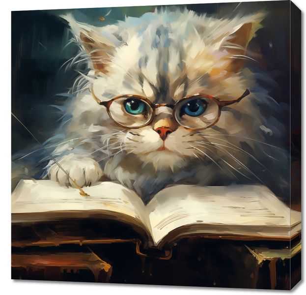 Obraz 70x70cm Ucz Się Ucz zdjęcie 1