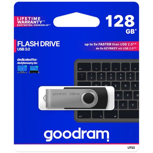 pendrive 128gb usb 3.2 gen 1 uts3 czarny na Arena.pl