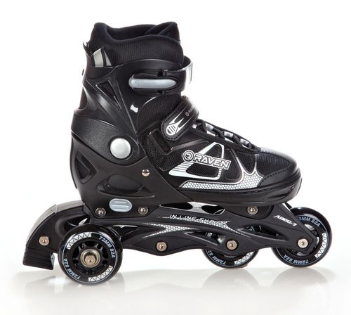 Rolko-Wrotki 3w1 Regulowane RAVEN Spirit Black/White 37-40 na Arena.pl