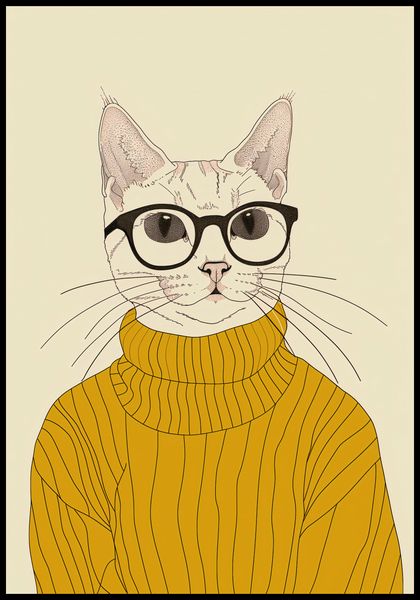 Plakat 68x98cm Intelektualista zdjęcie 2