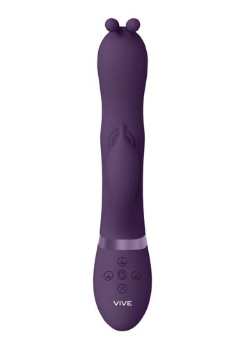 gada   vibrating bunny ear g spot rabbit with pulse wave shaft na Arena.pl