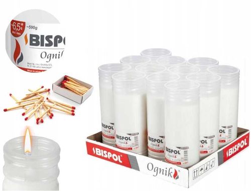 bispol - wkład zalewany ognik wp7 - 12 szt. na Arena.pl