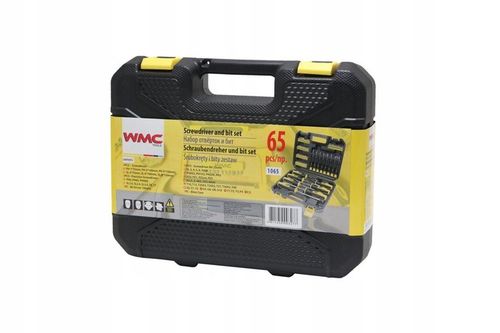 ZESTAW ŚRUBOKRĘTÓW WKRĘTAKÓW BITÓW 65SZT WALIZKA na Arena.pl