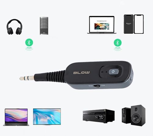TRANSMITER ODBIORNIK NADAJNIK BLUETOOTH 2W1 AUX MINIJACK 3,5MM TX RX na Arena.pl