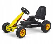 Milly Mally Gokart na pedały Viper Yellow Sportowy Ergonomiczny Nowoczesny