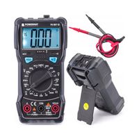 2X MULTIMETR CYFROWY ELEKTRYCZNY MIERNIK PRĄDU LCD POWERMAT PM-MMT-60