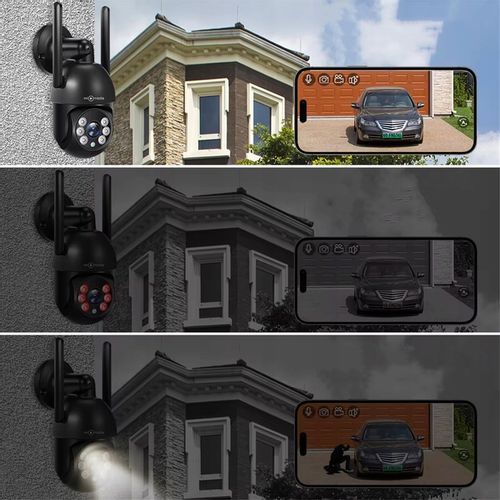 Kamera Zewnętrzna WiFi Obrotowa IP Do Monitoringu Domu Tuya 5MPx ZOOM 5Mp na Arena.pl