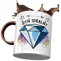 Kubek Bordowy Dla Syna Na Dzień Dziecka Na Prezent Z Nadrukiem Ze Zdjęciem