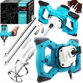 MIESZADŁO DO KLEJU BETONU FARB ELEKTRYCZNE 2600W 2x MIESZALNIK