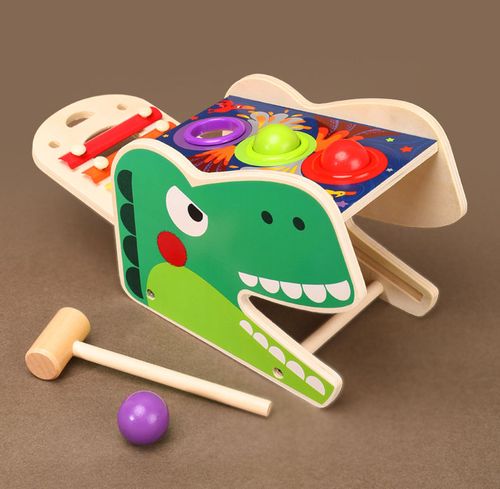 przebijak wbijak sorter cymbałki t-rex dinozaur jhtoy-564 na Arena.pl