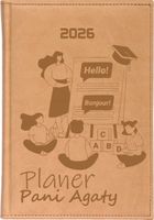 KALENDARZ A5 2026 dzienny KSIĄŻKOWY z grawerem PLANER DLA NAUCZYCIELA