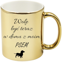KUBEK ZŁOTY PREMIUM DLA KOLEŻANKI KOLEGI Z PRACY ŚMIESZNY PREZENT