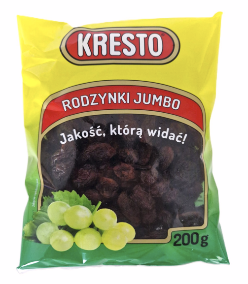 KRESTO RODZYNKI JUMBO 200G zdjęcie 1