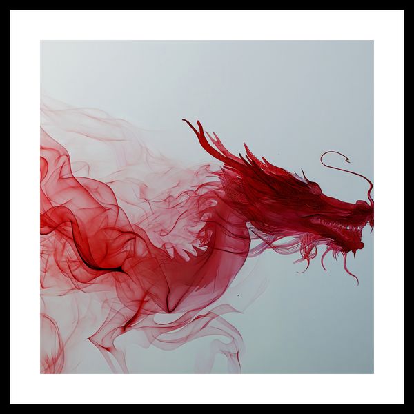 Plakat 50x50cm Smoczy Wzlot zdjęcie 3