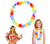 Kwiaty hawajskie naszyjnik opaska party prezent aloha WAKACJE LATO