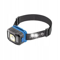 HOEGERT LATARKA CZOŁOWA LED COB CZOŁÓWKA CZUJNIK RUCHU IPX4 120LM HT1E422