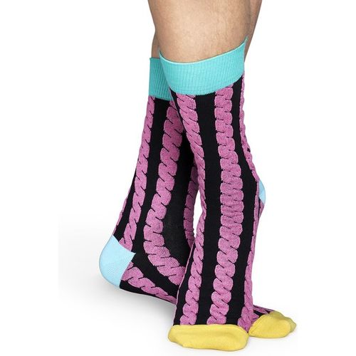 Happy Socks Embossed Cable Sock SC30 099 na Arena.pl