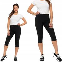 Sportowe Legginsy Damskie 3/4 Klasyczne Getry Fit Peach Touch MORAJ L/XL