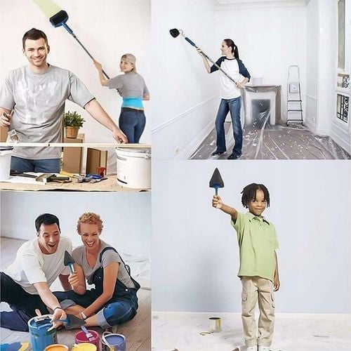 WAŁEK DO MALOWANIA NIEKAPIĄCY ZESTAW MALARSKI 4w1 WAŁEK NIEKAPEK na Arena.pl