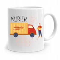 Kubek Prezent Dla Kuriera Kurier Delivery! Z Nadrukiem Ze Zdjęciem
