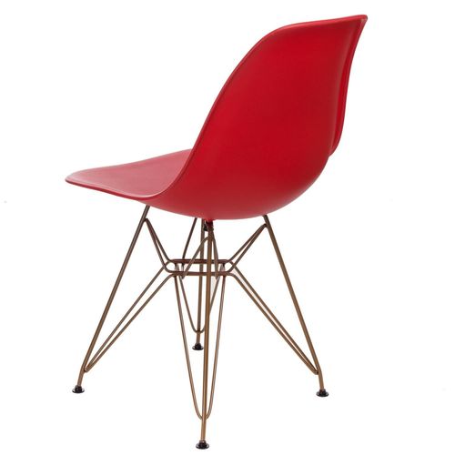 Krzesło P016 PP Gold czerwone na Arena.pl