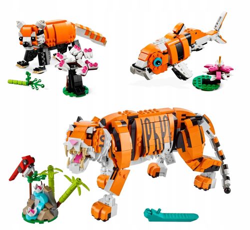 31129 - lego creator - majestatyczny tygrys na Arena.pl