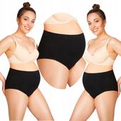 Majtki ciążowe profilowany wysoki panel XXL