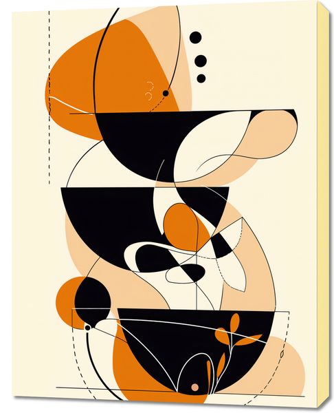 Obraz 70x90cm Taneczne Kręgi zdjęcie 1