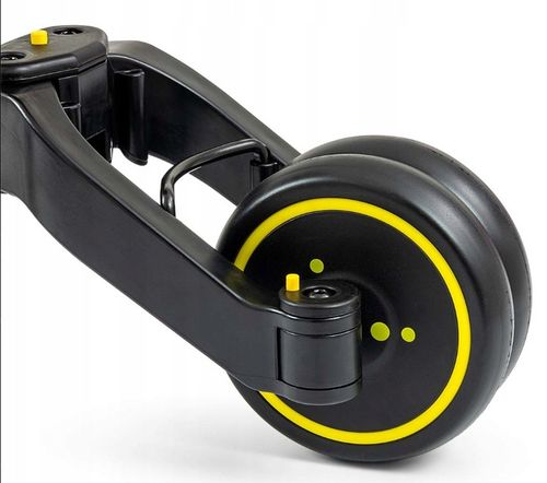 Milly Mally Rowerek 4w1 Optimus Plus Black Czarny Żółty z Rączką Regulowany na Arena.pl