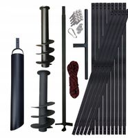 Wiertnica ręczna studni 145+180mm 15m szlamówka