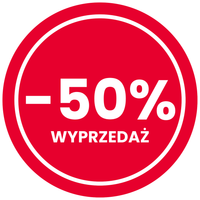 Naklejki RABAT PROMOCJA -50% BLACKFRIDAY 5X5cm okrągłe 40 SZT na arkuszu