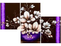 OBRAZ BUKIET KWIATÓW STOLE