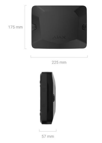 Case B - Obudowa dla 2 modułów (175×225×57) - Czarny - AJAX SYSTEMS 62947.186.BL na Arena.pl