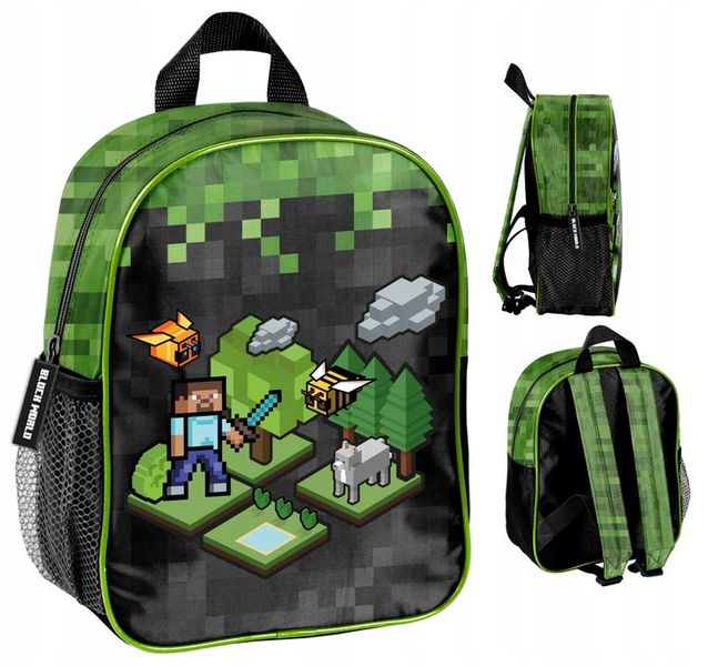 Plecak do przedszkola dla chłopca Pixel wycieczkowy zdjęcie 2