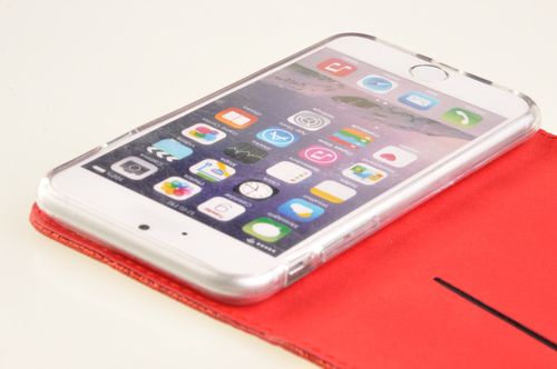 Etui Smart Brokat do APPLE iPhone 6 / 6S czerwony na Arena.pl