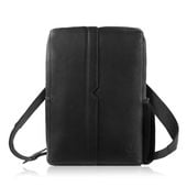 plecak skórzany miejski do pracy premium kompaktowy czarny paolo peruzzi