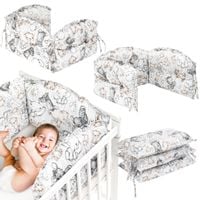 Ochraniacz do łóżeczka dla dziecka, ochrona na boki łóżeczka 160x30cm R1