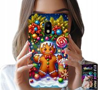 ETUI DO SAMSUNG GALAXY J5 2017 - PIERNIK, CUKIERKOWE WZORY ŚWIĘTA + SZKŁO