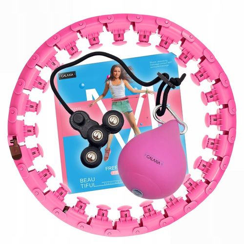 HULA HOP Z OBCIĄŻENIEM Odchudzające Obciążnikiem Smart z Wypustkami HULAHOP na Arena.pl