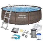 Basen ogrodowy stelażowy 366 x 100 cm 10w1 Bestway 56709
