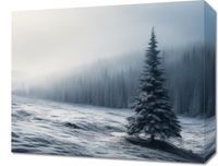Obraz 50x40cm Samotna Choinka