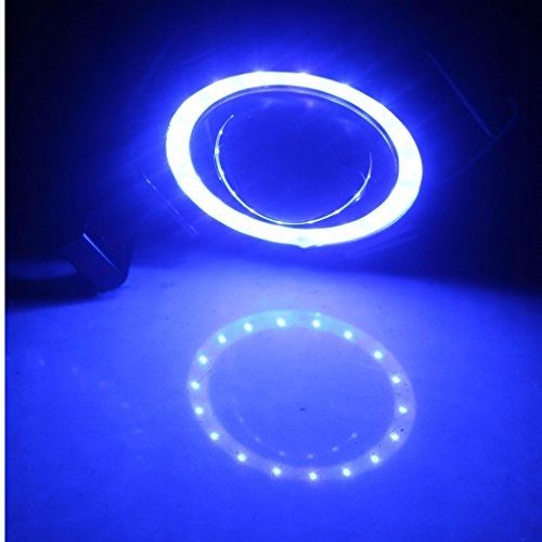 2Xhalogen Motocyklowy U7 +Ring Blue+Włącznik Black zdjęcie 9